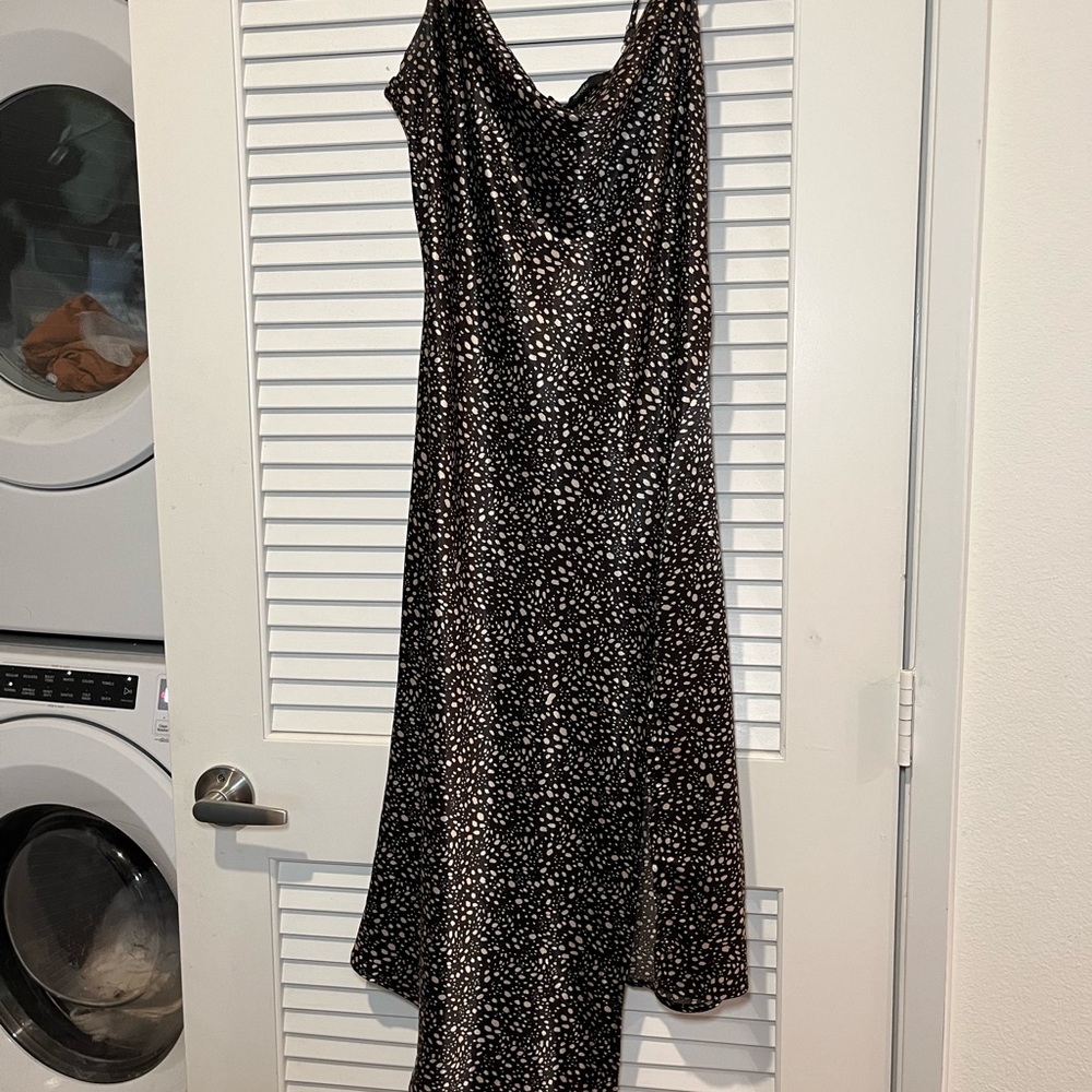 Satin Asymmetrical Dress